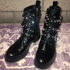 Embellished Ankle Boots